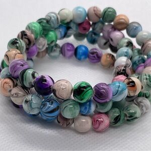 Multicolor Beaded Bracelet Set